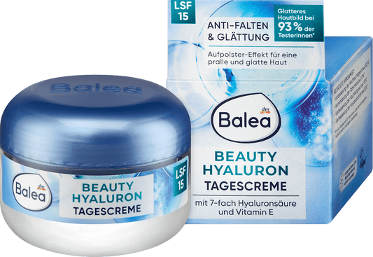 Gesichtscreme Hyaluron Beauty LSF 15 Balea