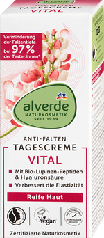Gesichtscreme Anti-Falten Vital reife Haut alverde NATURKOSMETIK