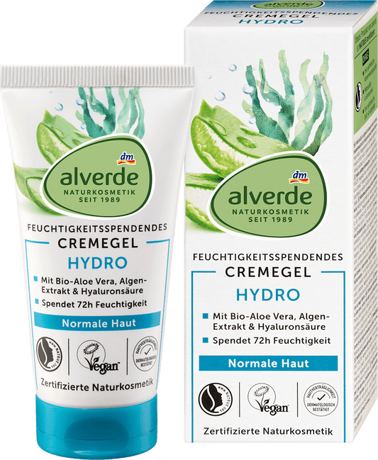Gesichtscreme Gel Hydro feuchtigkeitsspendend alverde NATURKOSMETIK