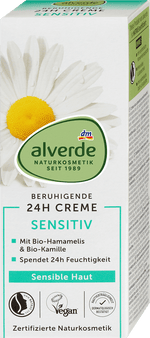 Gesichtscreme Sensitiv 24h Creme alverde NATURKOSMETIK