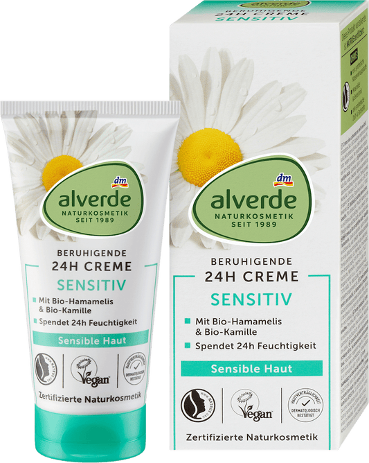 Gesichtscreme Sensitiv 24h Creme alverde NATURKOSMETIK