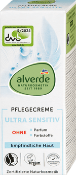 Gesichtscreme Ultra Sensitiv alverde NATURKOSMETIK