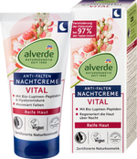 Nachtcreme Vital Anti-Falten alverde NATURKOSMETIK