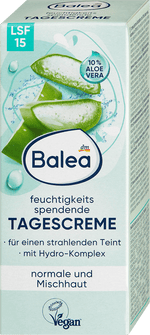 Gesichtscreme feuchtigkeitsspendend  LSF 15 Balea