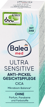 Anti-Pickel Gesichtspflege Ultra Sensitive Balea med