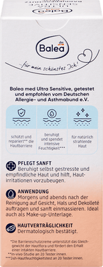 Gesichtscreme Ultra Sensitive Barrierschutz Balea med