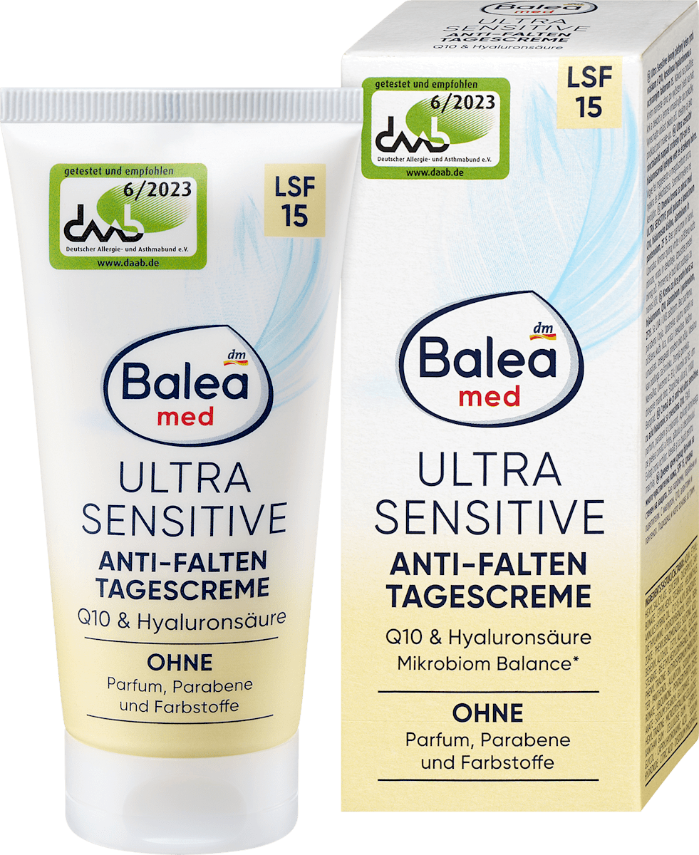 Gesichtscreme Ultra Sensitive Q10 LSF 15, 50 ml
