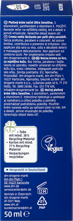Nachtcreme Ultra Sensitive Balea med