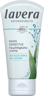 Gesichtscreme Basis Sensitiv feuchtigkeitsspendend  lavera NATURKOSMETIK