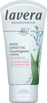 Gesichtscreme Basis Sensitiv trockene Haut lavera NATURKOSMETIK