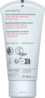 Gesichtscreme Basis Sensitiv trockene Haut lavera NATURKOSMETIK