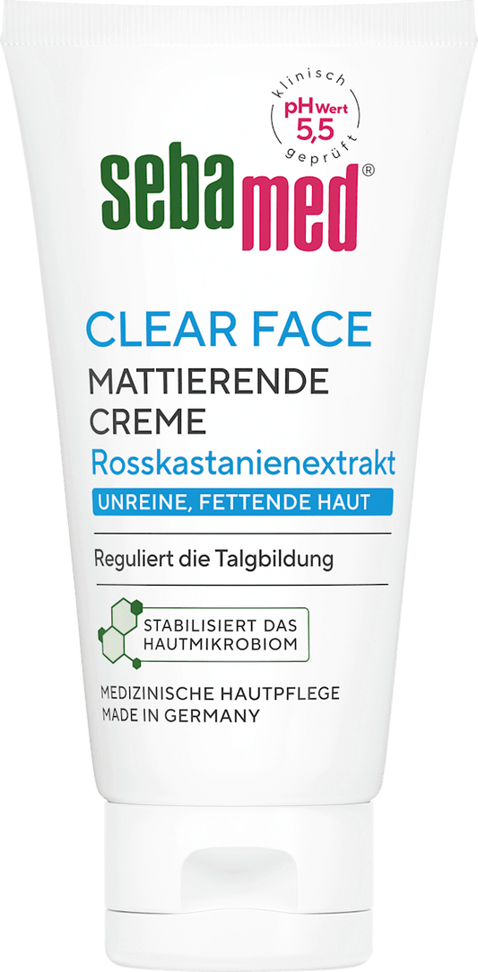 Gesichtscreme unreine, fettende Haut mattierend sebamed
